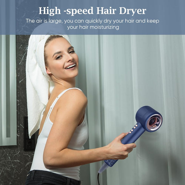 Ultra High-Speed Fast Drying Hair Dryer: 110000 RPM, Powerful 2000W