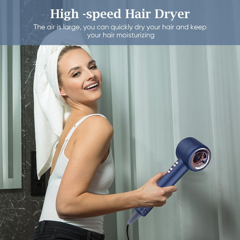 Ultra High-Speed Fast Drying Hair Dryer: 110000 RPM, Powerful 2000W