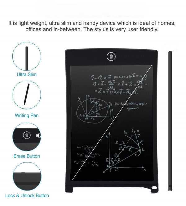 LCD Writing Tablet for Kids (Multicolor)