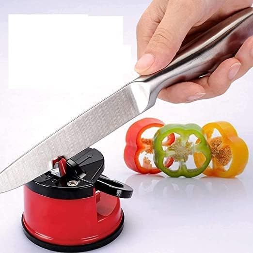 anual Kitchen Knife Sharpener for Stainless Steel Blades - Easy & Effective Sharpening Tool